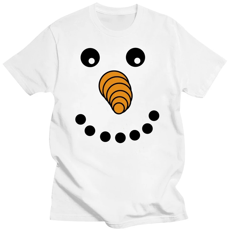 SNOWMAN FACE DESIGN XMAS МУЖСКАЯ ФУТБОЛКА ПОДАРОК РОЖДЕСТВЕНСКИЙ САНТА футболка с принтом