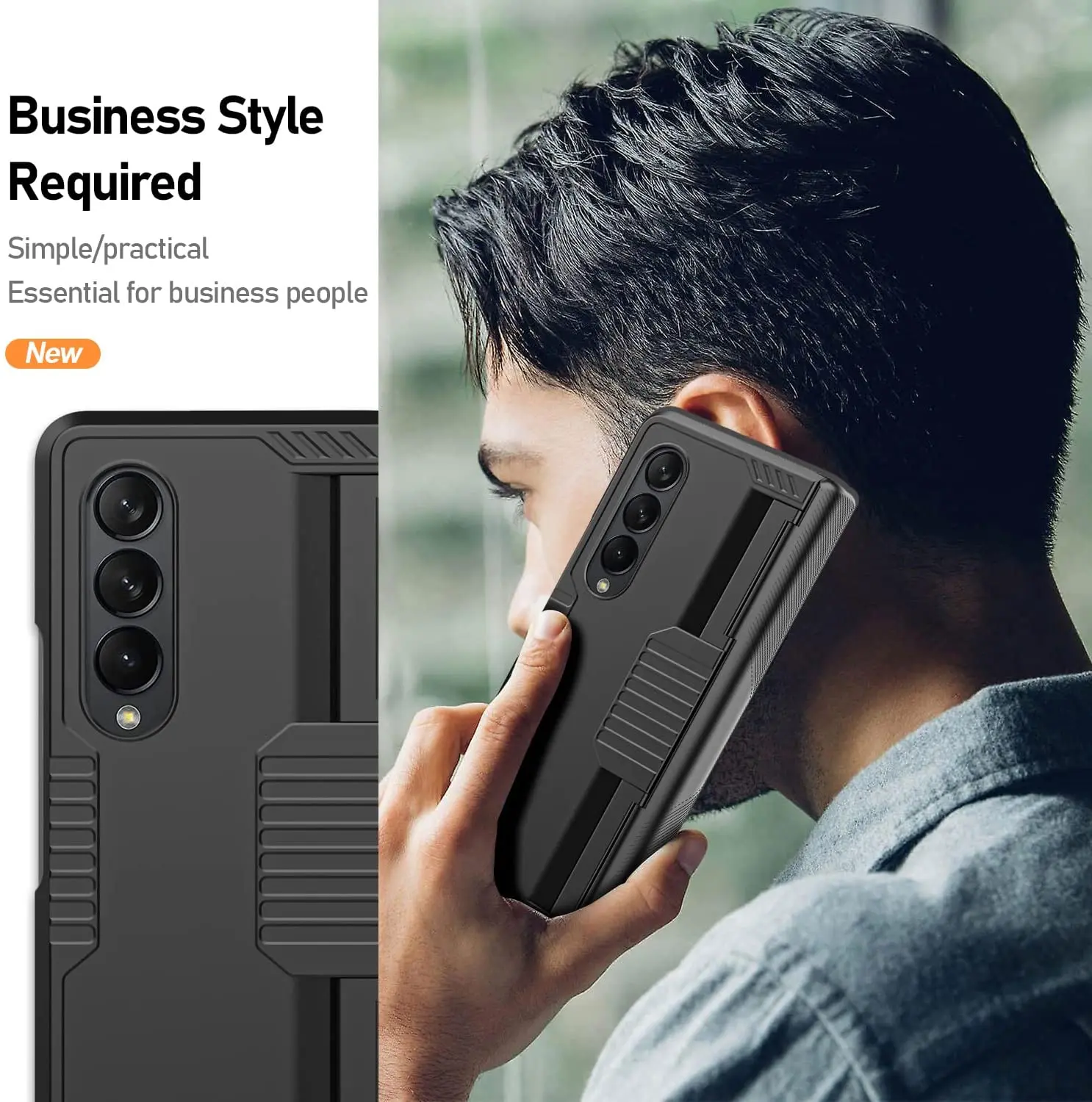 rugged cover for samsung galaxy z fold 3 case semi automatic hinge protective heavy duty anti fall case for galaxy z fold 3 free global shipping