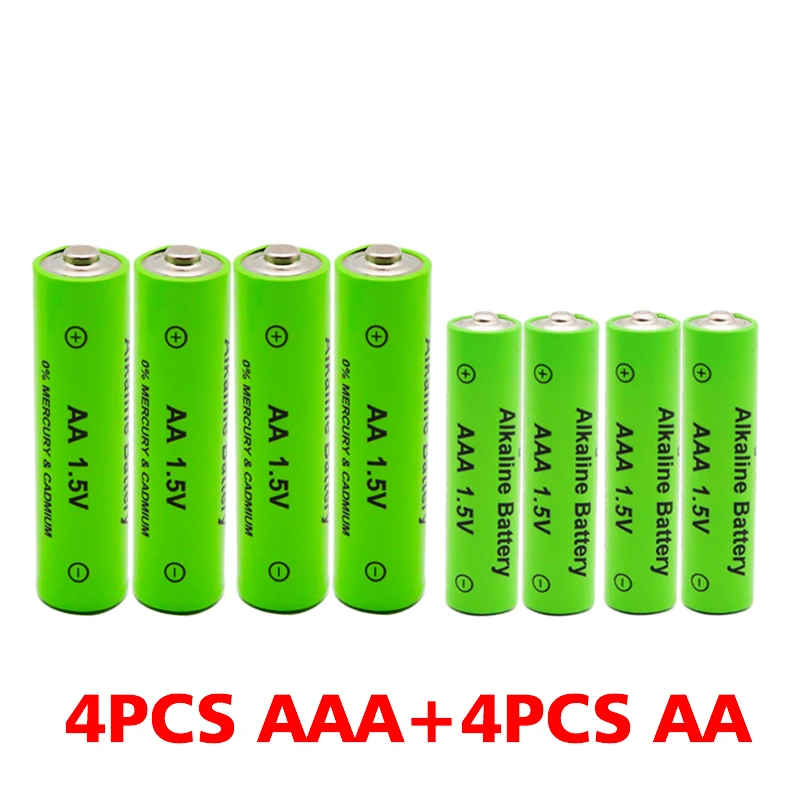 

AAA + AA перезаряжаемая AA 1,5 V 3000mah-1,5 V AAA 2100mAh щелочная батарея игрушка-фонарик Watch MP3 плеер, бесплатная доставка