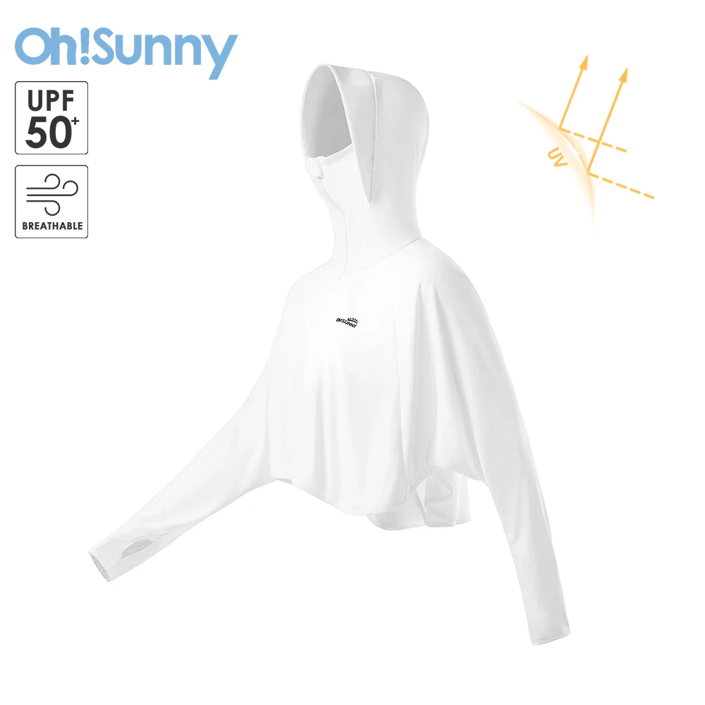 Солнцезащитный плащ OhSunny с защитой от УФ-излучения однотонный дышащий