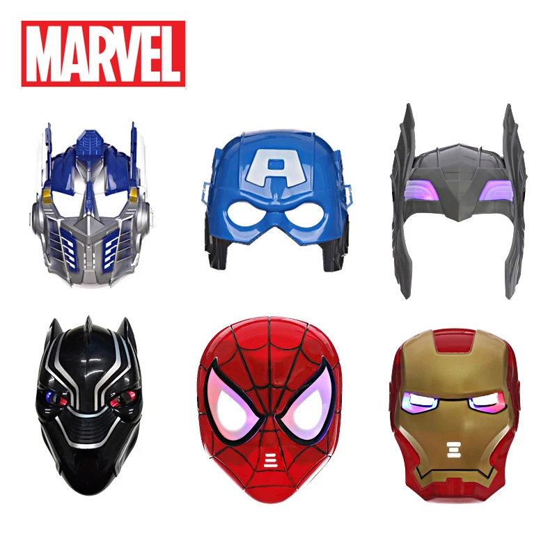 

Маска из мультфильма "Человек-паук", светящаяся, для косплея, Хэллоуина