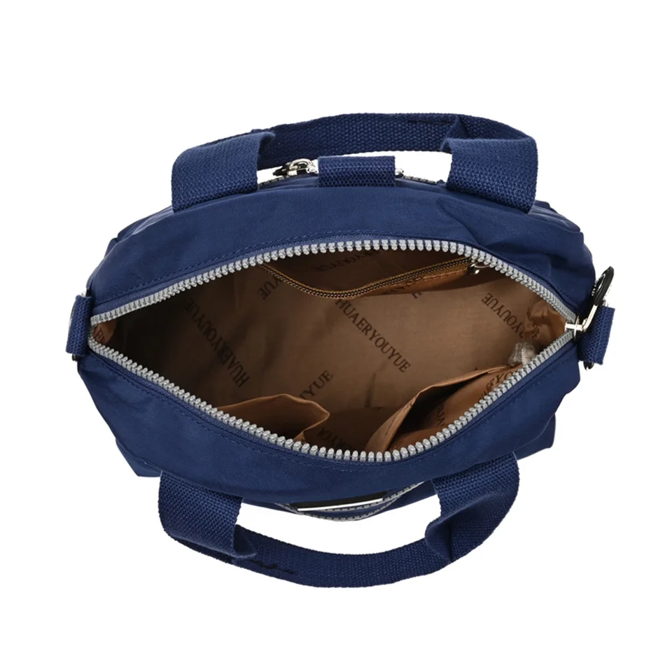 Fashion Waterproof Nylon Backpack Women Casual Rucksack Shoulder Bag Nylon Big Capacity School Bag Knapsack