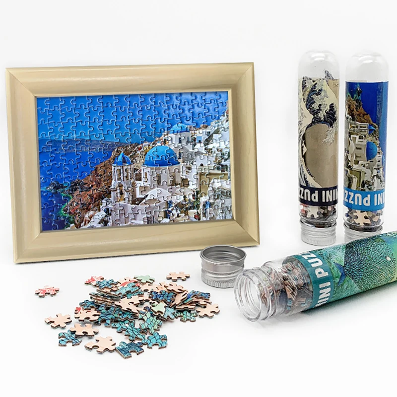 Пазлы для детей 150 шт. тестовая трубка в упаковке бумажная пазл мини-размера