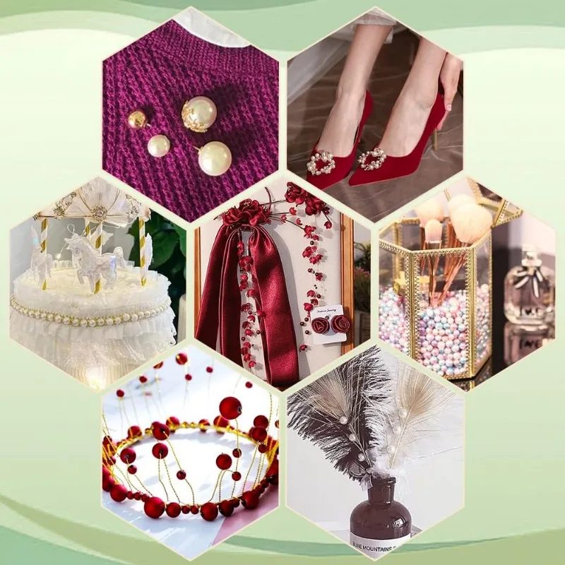 1113 шт. бусины для ВАЗ 6 размеров без отверстий