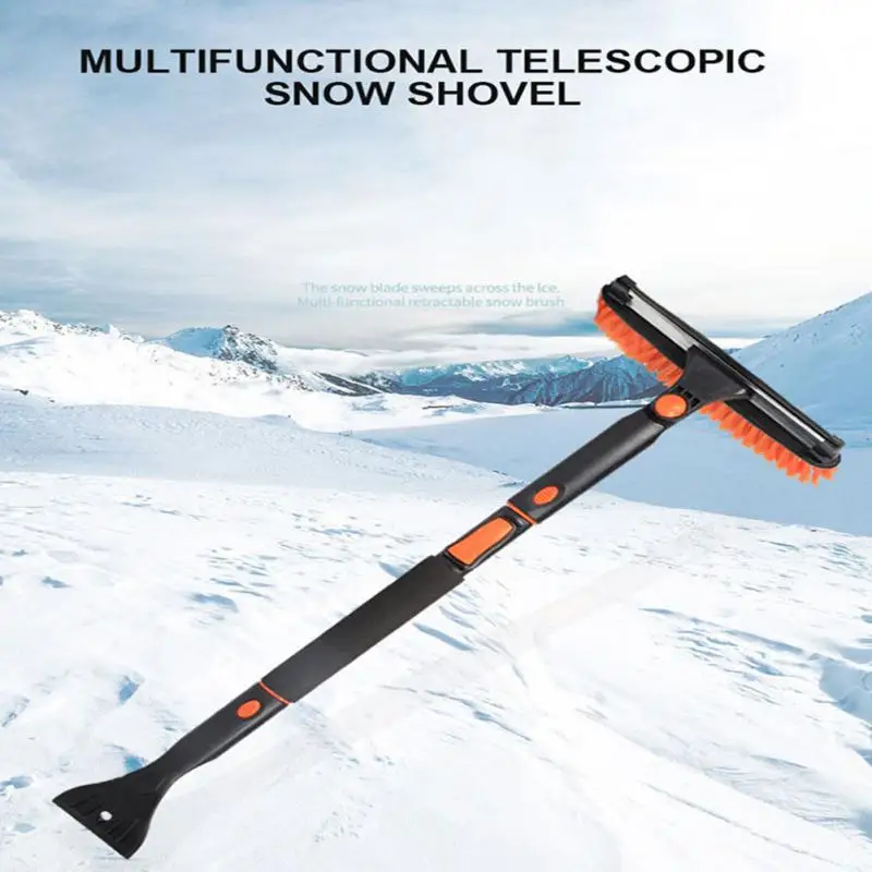 

1set/color Box Car Multifunctional Telescopic Snow Brush Auto Supplies Snow Removal Shovel Winter Snow Car Interior Removal Tool