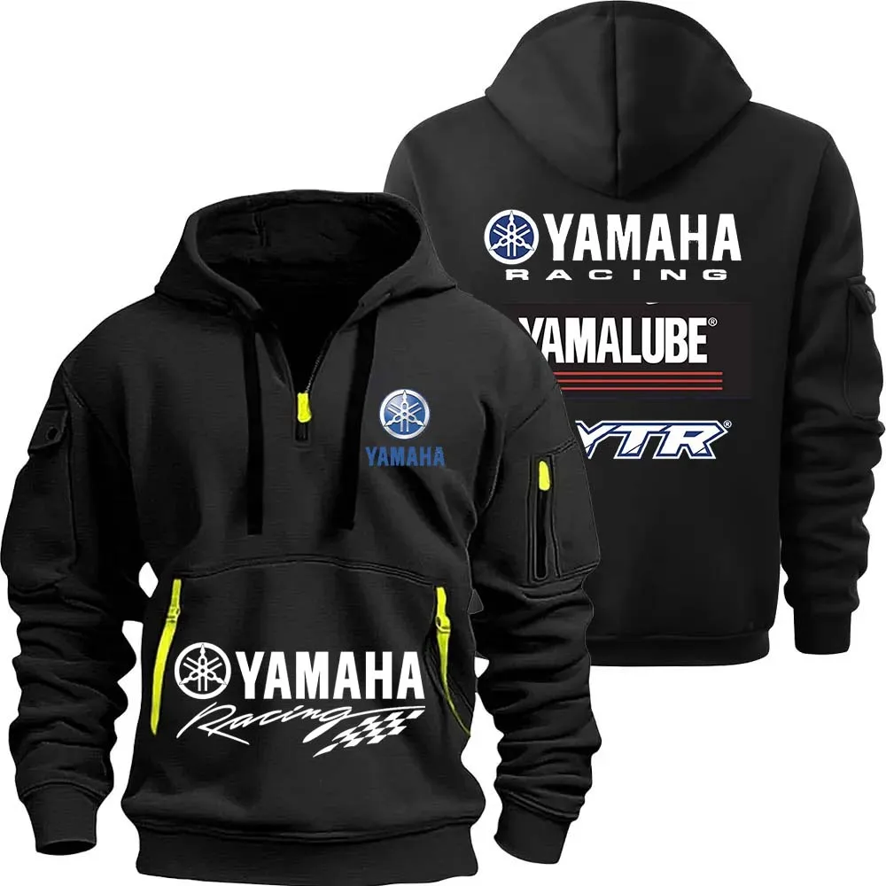 Yamaha YamaLube логотип мотоциклетная гоночная команда мужская толстовка с капюшоном на молнии весенняя мужская толстовка модный спортивный мужской пуловер одежда (art.: 3920d47bf1cd8) - 3920d47bf1cd8
