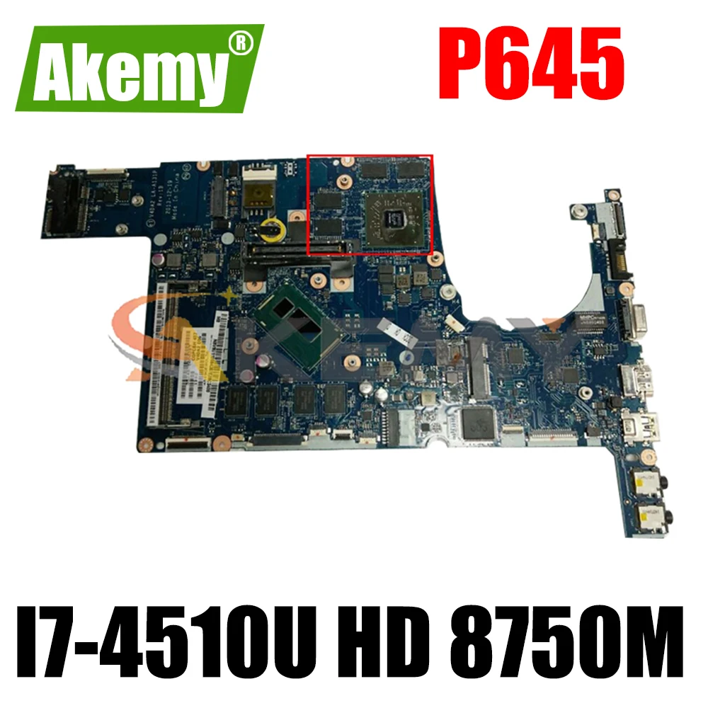 

AKEMY V4DA2 LA-A131P For acer Travelmate P645 laptop motherboard I7-4510U HD 8750M