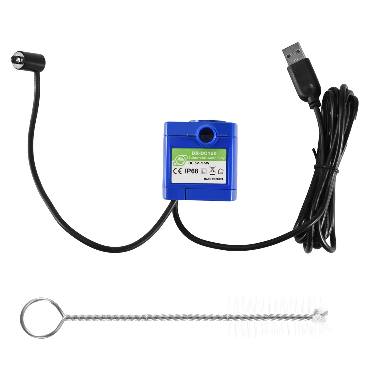 Насос для фонтана кошек сменный насос домашних животных двигатель DR-DC160 круглого