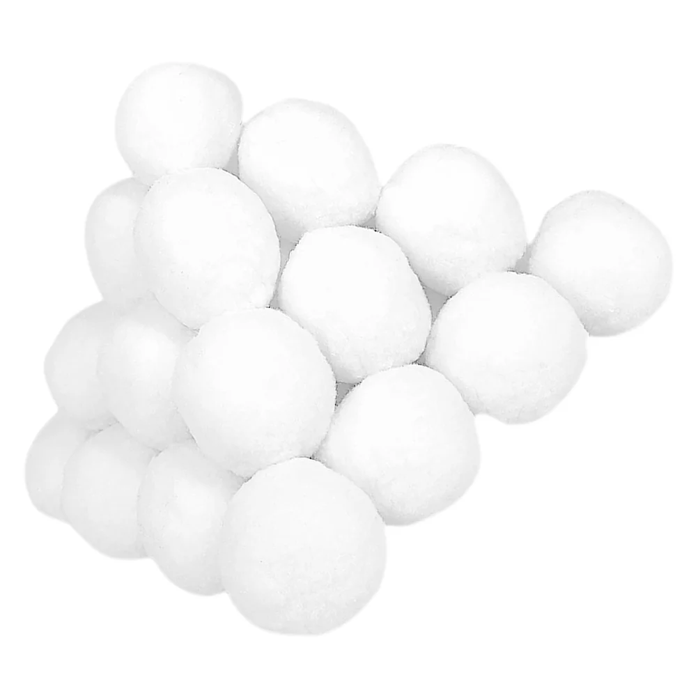 

5cm Realistic Fake Soft Snowball Indoor Snowball Game Fight Props Christmas Tree Hanging Ornaments Fun Winter Decoration