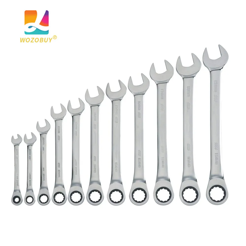 

6-11 шт., гаечные ключи с храповым механизмом