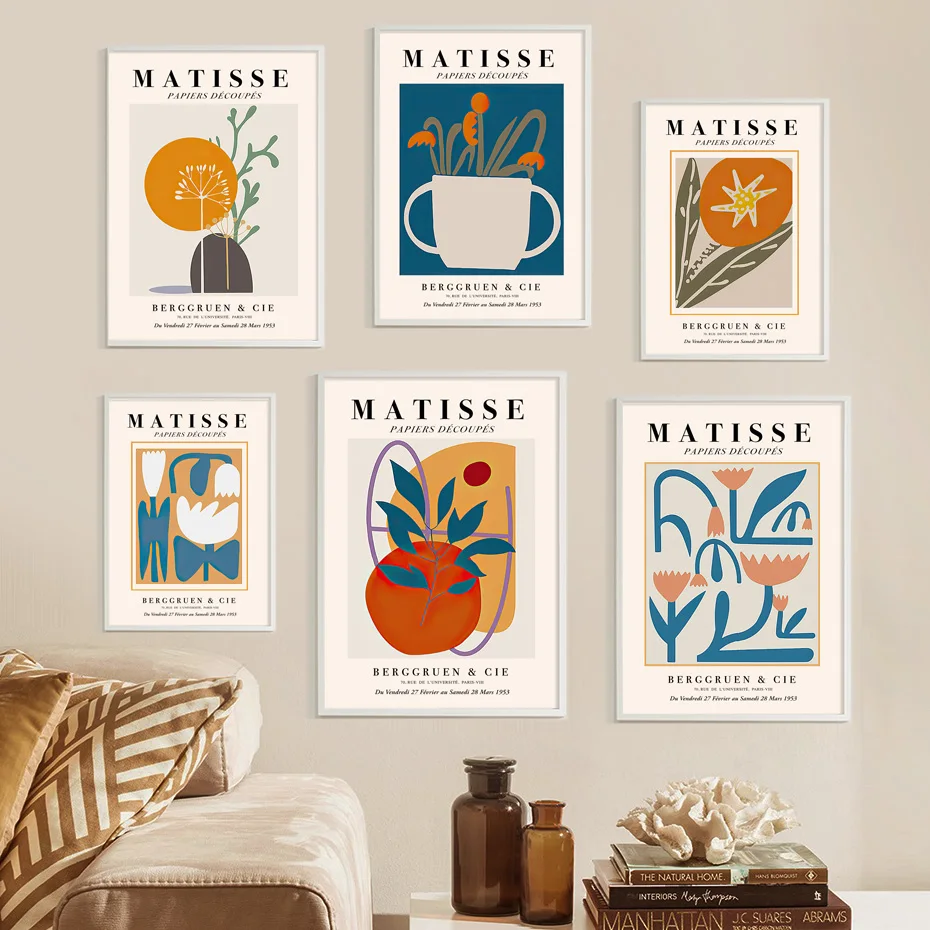 

Matisse абстрактный настенный художественный принт одуванчик тюльпан помидоры винтажный скандинавский постер холст картины для декора гости...