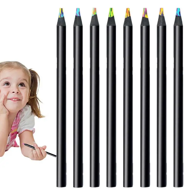 S Cool Pencils For Kids Fancy Pencils For Kids Develop Children's Imagination Solid Wood Multiple Color
