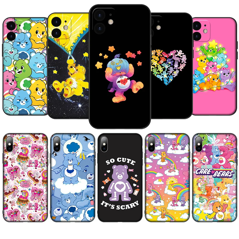 HA36 Cartoon Care Cute Hot Bear Мягкий чехол для Xiaomi Redmi 13 12C 12 10C 10 9C S2 9T 10A 9A 9 8A 8 7A 7 6A 6 Pro NFC