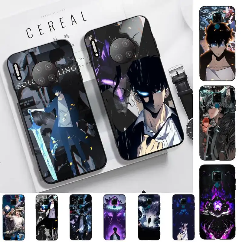 

Solo Leveling Sung Jin woo Phone Case for Huawei Mate 20 10 9 40 30 lite pro X Nova 2 3i 7se