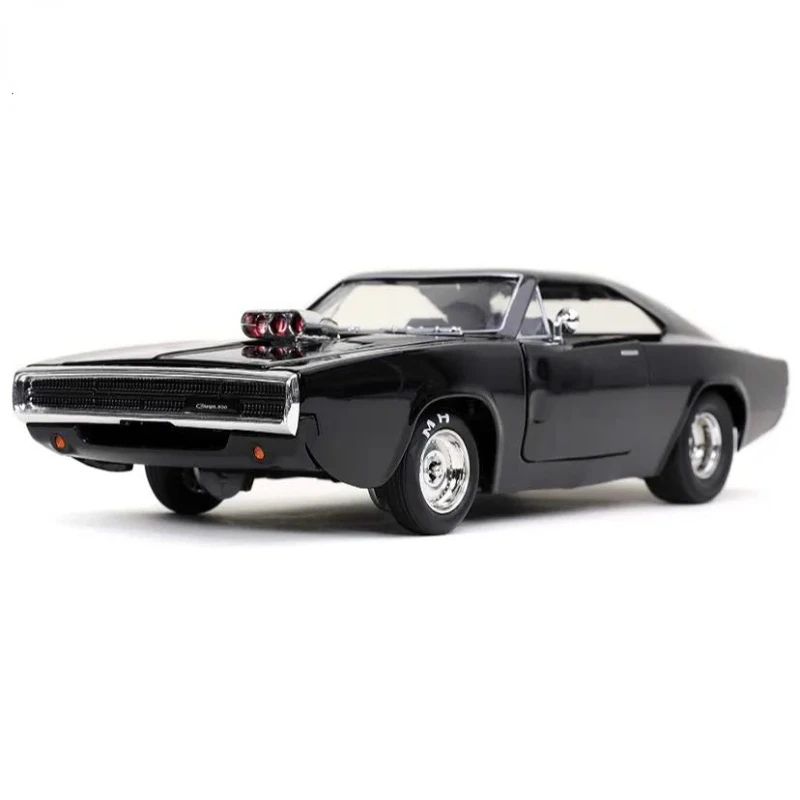 

Jada 1:24 Fast and Furious F9 Dom's 1970 Dodge Charger Diecast Car Metal Alloy Model Car Toys for Gift Collection