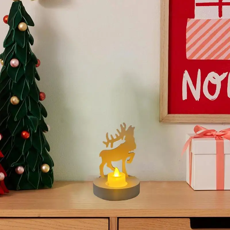 Силиконовая форма для подсвечника рождественских подсвечников в форме лося