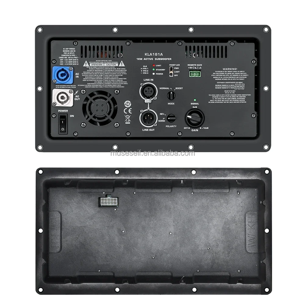 Фото Модуль усилителя мощности E/Class D DSP AMP 1000 Вт для 10, 12, 15, 18 дюймов, полночастотный динамик, усилитель сабвуфера №2