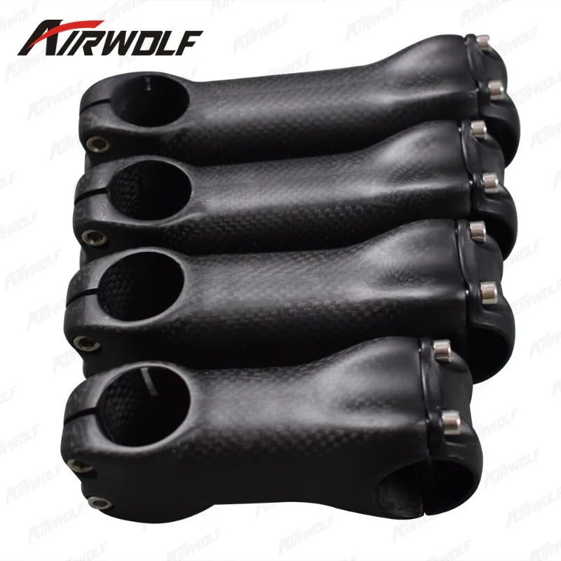 

AIRWOLF Carbon Mtb Stem 6 Degree Bicycle Handlebar Stem 31.8mm 80 90 110 120Ultralight Road Mountain Bike Table Bicycle Part