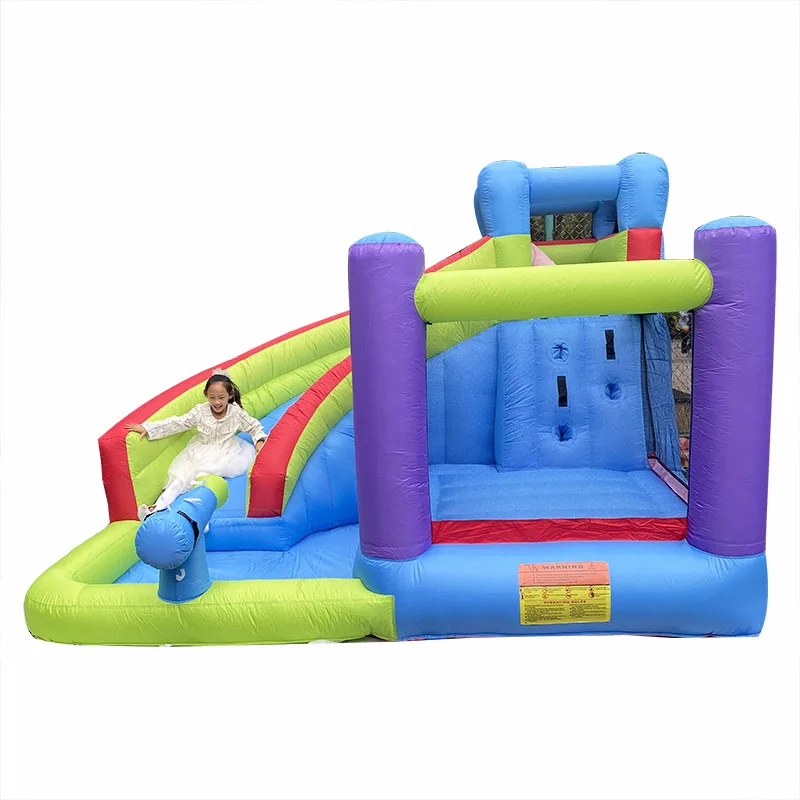Inflatable Water Slide With Pool And Jump Area Kids 1-8 Lawn
