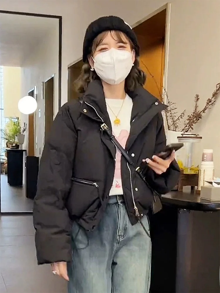 Популярный в этом году короткий пуховик для женщин новинка зимы 2024 маленькое