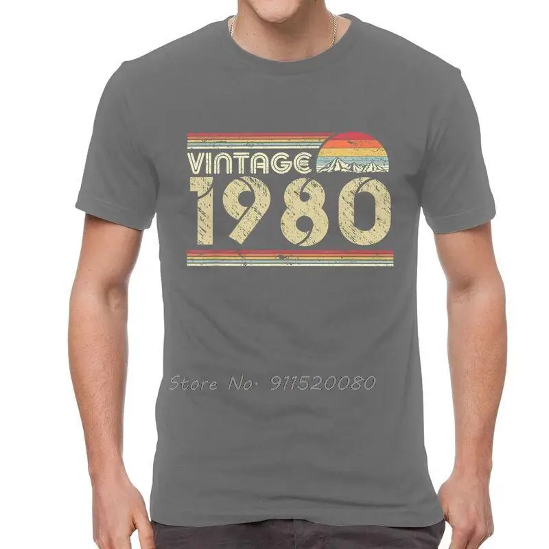 Футболка мужская классическая с графическим принтом хлопковая тенниска