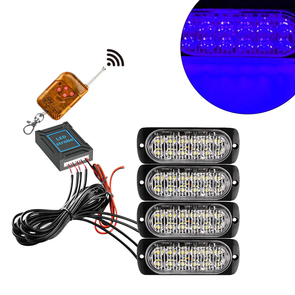 

12V 24V LED Lights Truck Car Emergency Beacon Strobe Lights Aluminium Parts Circuit Board LED Beads Emergency Light