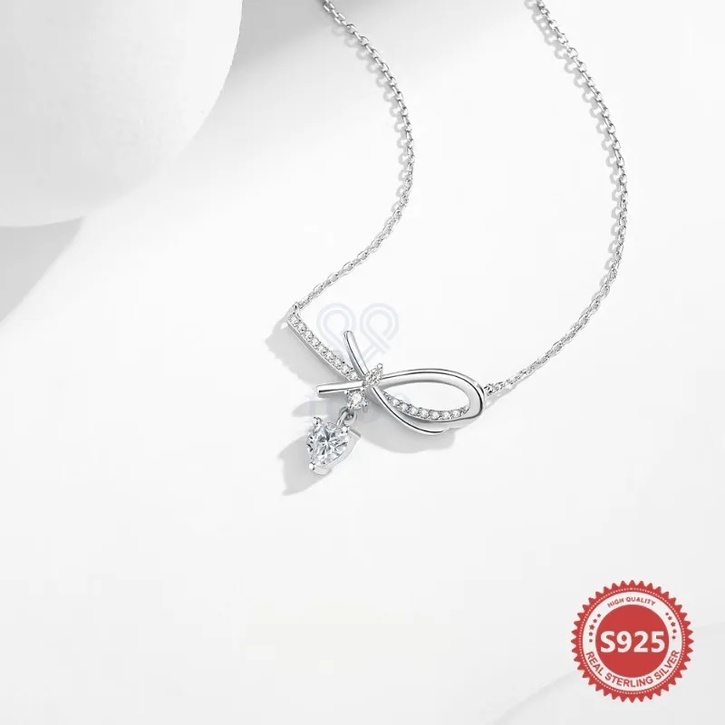 Высококачественное оригинальное ожерелье из стерлингового серебра S925 ювелирный