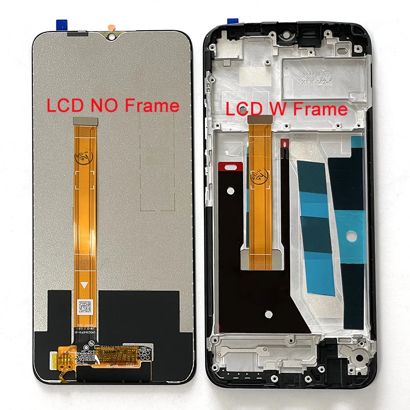 

6,5 "Оригинальный ЖК-дисплей для Oppo Realme C11 RMX2185, рамка экрана, сенсорная панель, дигитайзер для Realme C12 RMX2189 C15 RMX2180