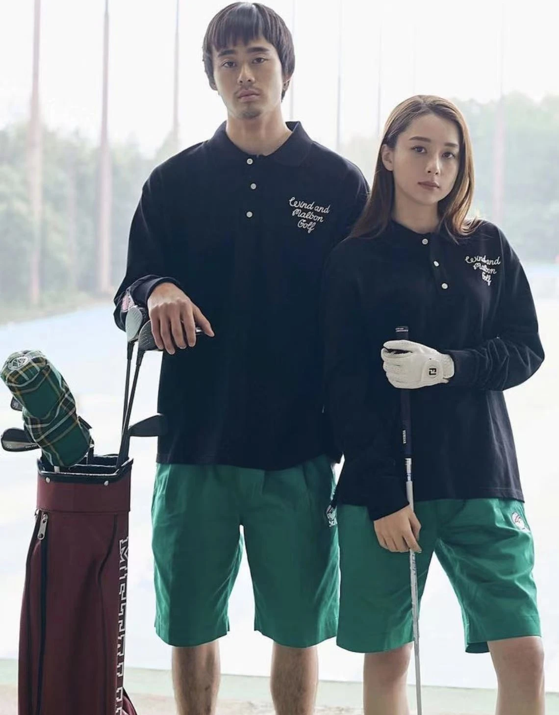 

골프 반바지 Malbon Golf Shorts Men's Summer Pure Cotton Breathable Pants Ball Pants