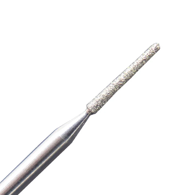 L0110D 1 PCS 3/32" Diamond Burrs Drill Bit Nails Stainless Steel Cutter For Manicure Professional Remove Nail Gel Tools