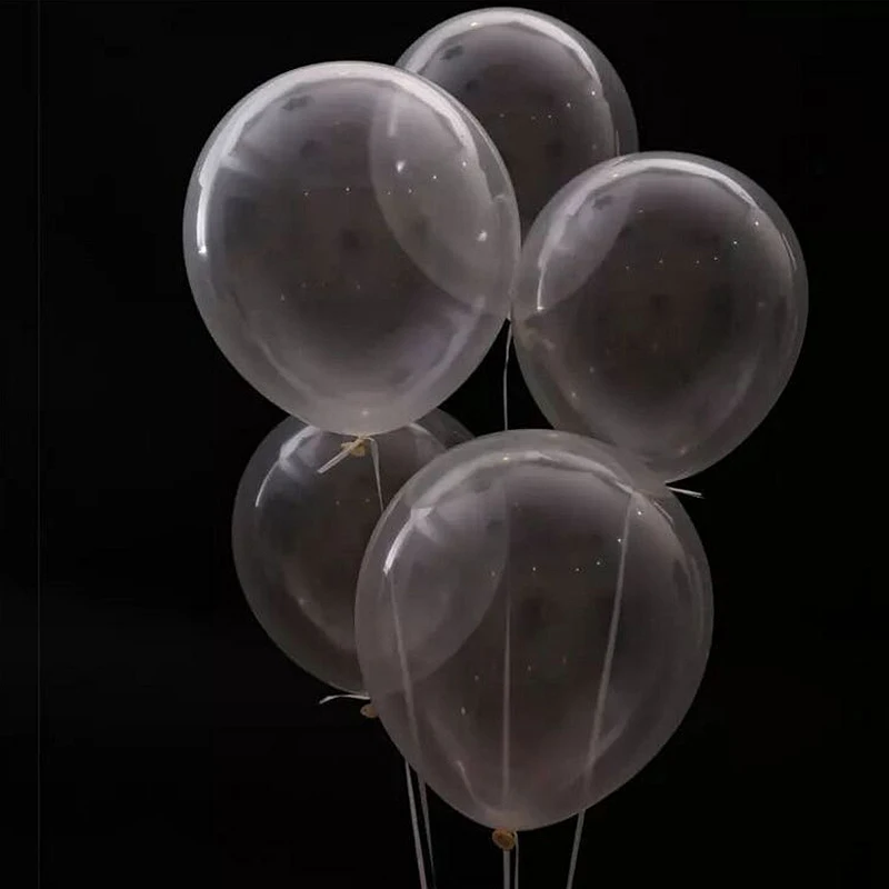 20/50 шт. 12-дюймовый прозрачный воздушный шар для дня рождения праздничного