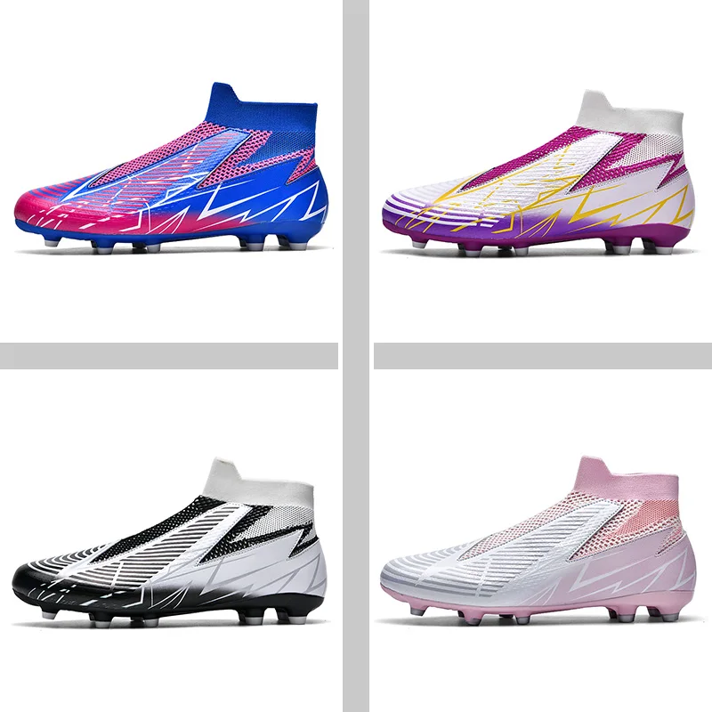 Football Boots Without Laces Professional Soccer Shoes Men Breathable Soccer Cleats Anti Slip Outdoor Training Hot Sale 2023 New