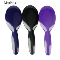 new design oval hair detangle brush with soft teeth abs tangle hairbrush 3 color wig brush styling tools