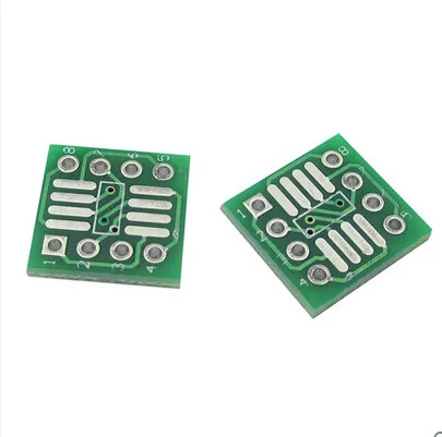 

10PCS DIP8 SOP8 Transfer Board Adapter PCB Pinboard DIP8 to SMD DIP Pin IC Test Plate 1.27mm Turn 2.54mm Converter Socket