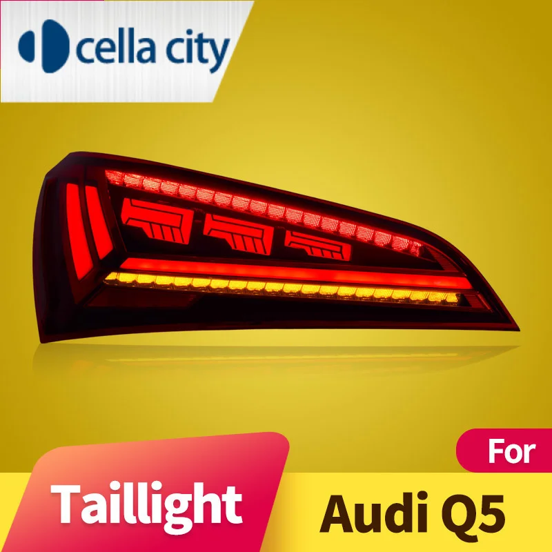 Автомобильный Стайлинг задний фонарь для Audi Q5 2008-2018 сигнал поворота динамические