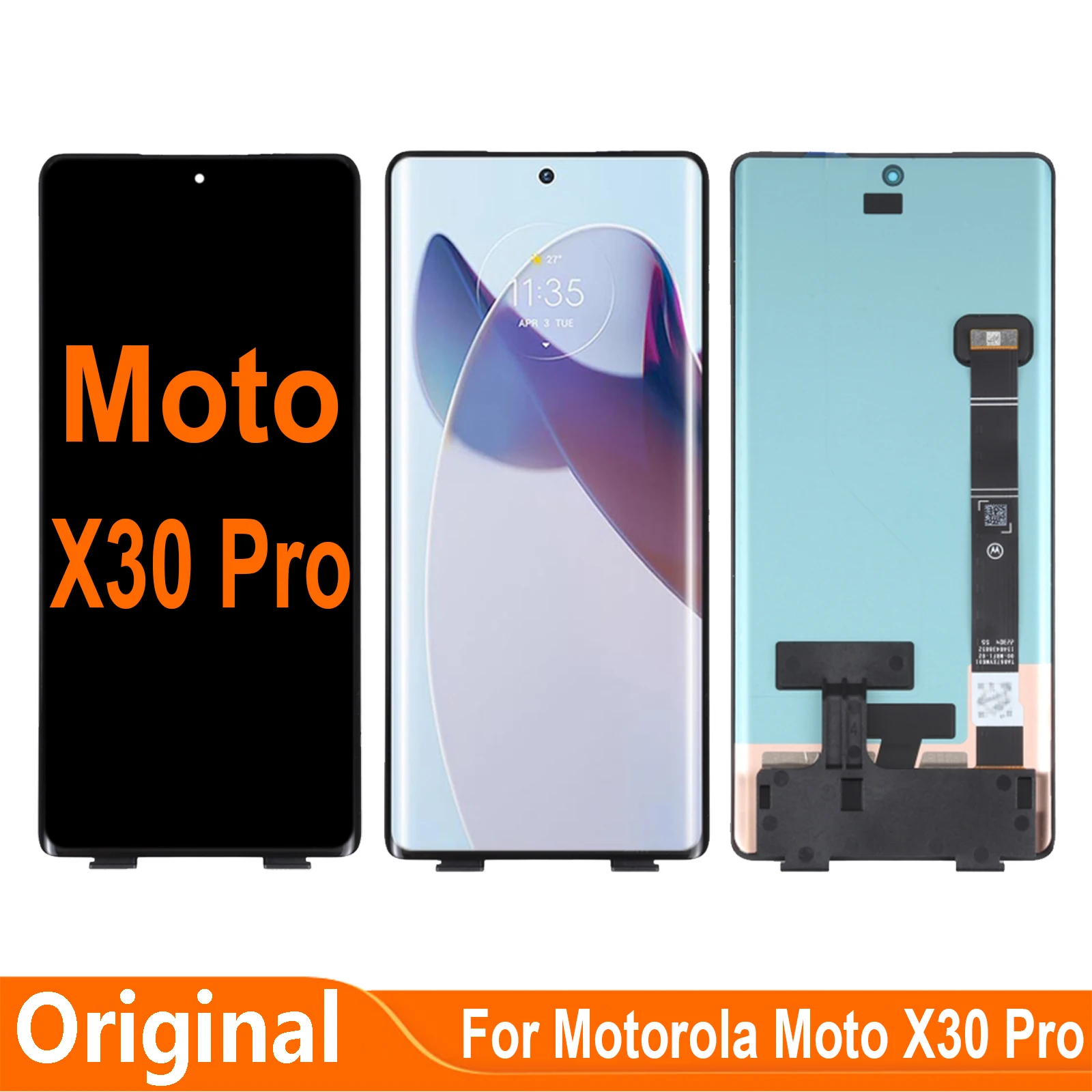 

ЖК-дисплей 6,7 ''для Motorola Moto X30 Pro X30Pro, сменный сенсорный экран с дигитайзером в сборе, оригинал