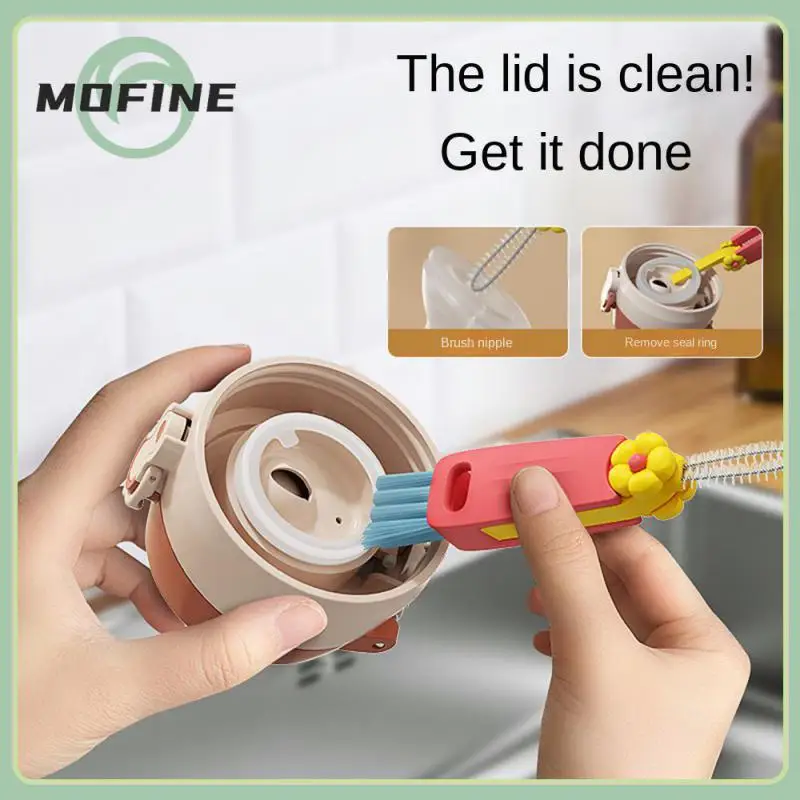 

Multifunctional Wineglass Bottle Coffe Tea Glass Cup Cleaning Brushes Bottle Mouth Cup Brush Creative Cleaning Brush Tool