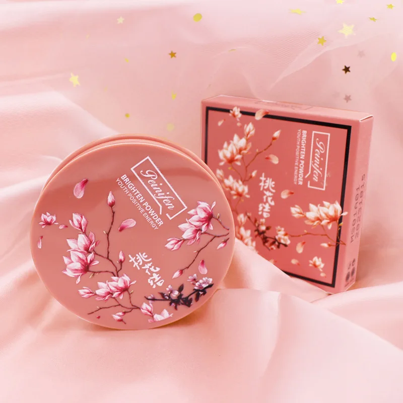 

1pcs Chinese style set makeup oil control powder, waterproof, sweat proof, concealer powder set makeup powder does not take off