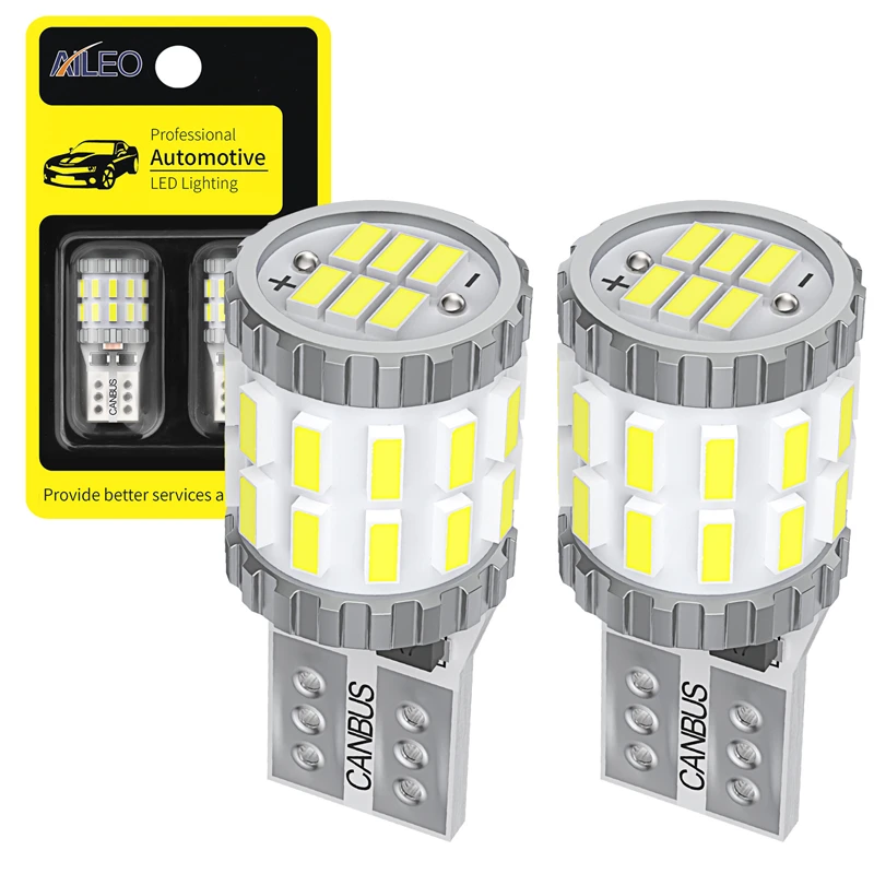 AILEO 2 шт. светодиодные лампы No Hyper Flash 194 2825 168 W5W T10 передний задний поворотный сигнал лампа Canbus без ошибок 3014 чипсет 30SMD