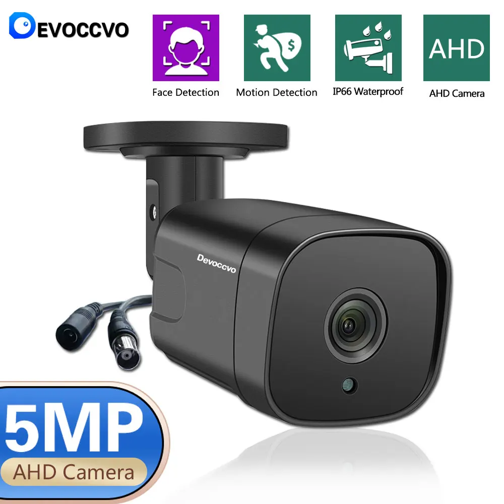 

HD Super Video surveillance HD Analog 5MP AHD Camera Surveillance Outdoor Waterproof Camera 5.0MP With IR Cut Filter 2MP