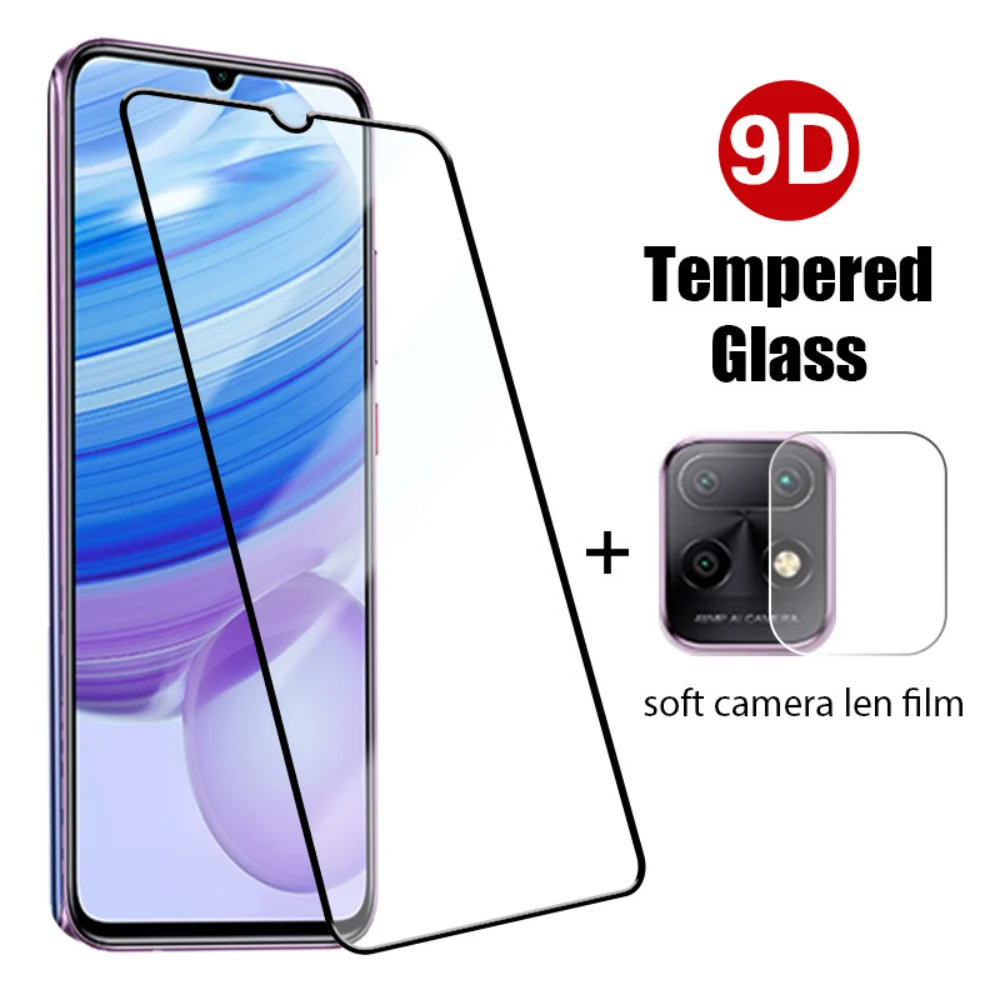 

2in1 Protective Tempered Glass For Xiaomi Redmi 9 9A 9C 9i 9AT 7 7A 8 8A 6 6A 5 5A Plus Pro S2 Camera Protector films