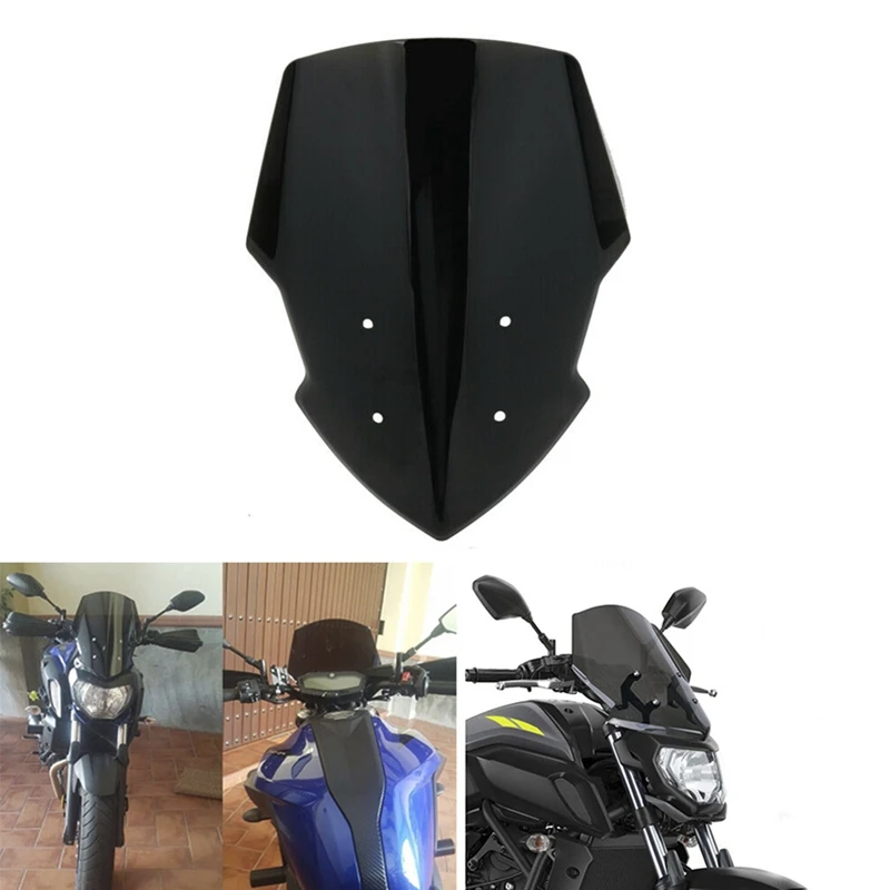 

Motorcycle Windscreen Windshield Wind Deflector for YAMAHA MT-07 FZ-07 MT07 FZ07 2018 2019 Accessories