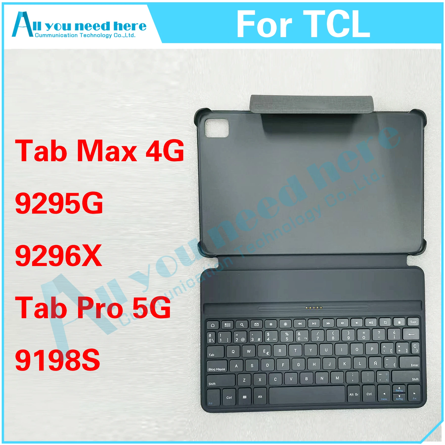 Для TCL Tab Max Pro 5G 9295 9295G 9296X 9198 9198S Bluetooth-клавиатура Противоударный чехол Задняя