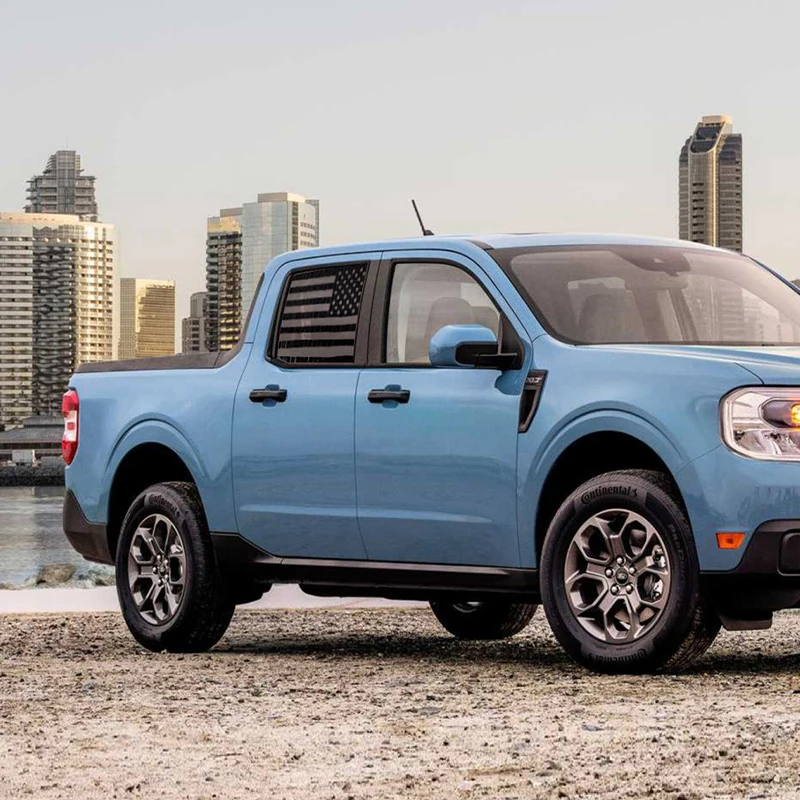 

Солнцезащитная наклейка для заднего стекла автомобиля, сетка, автомобильные аксессуары для стайлинга, автомобильная наклейка для Ford Maverick ...