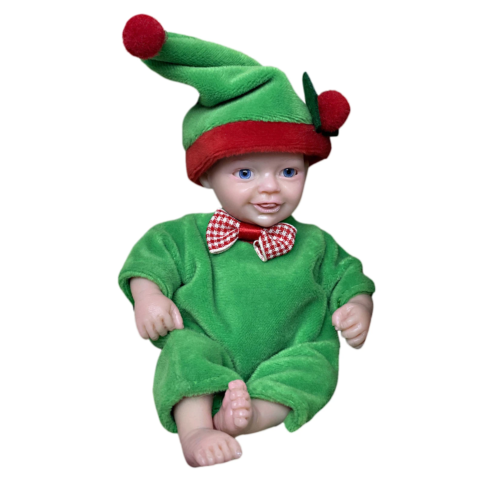 

Mini Baby Doll Miniature Baby Dolls Silicone Full Body Realistic Soft Silicone Newborn Baby Doll With Hat And Clothes For Kids