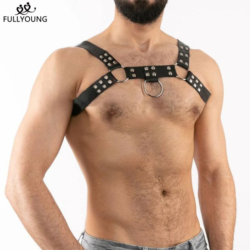 Ремень-портупея Fullyoung мужской кожаные регулируемые ремни сексуальное женское