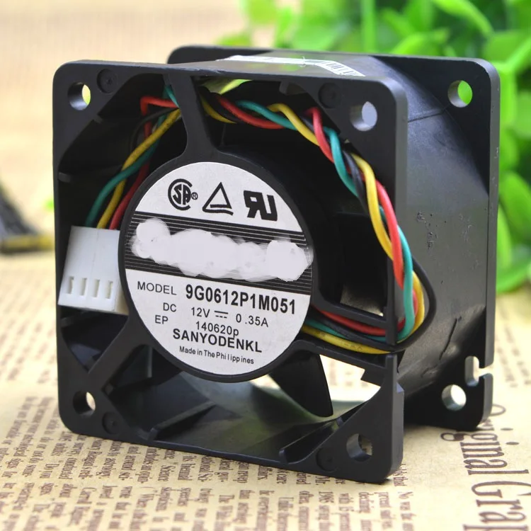 

Новый оригинальный 9G0612P1M051 0.35A 12V 6038 4-проводной охлаждающий вентилятор
