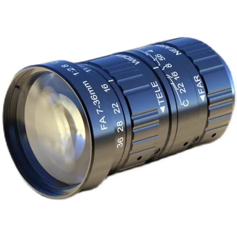 Зум-объектив промышленной камеры 7-36 мм 10-55 C-крепление низкое искажение зрение