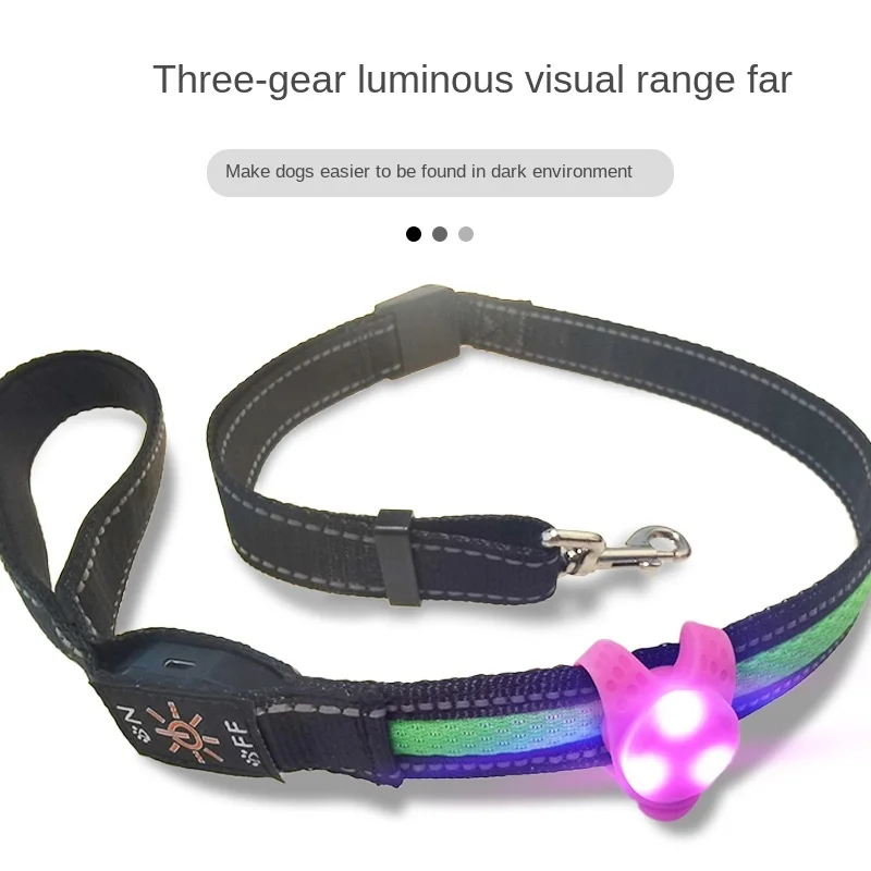 Светодиодная подсветка яркий ошейник для кошек и собак персонализированный