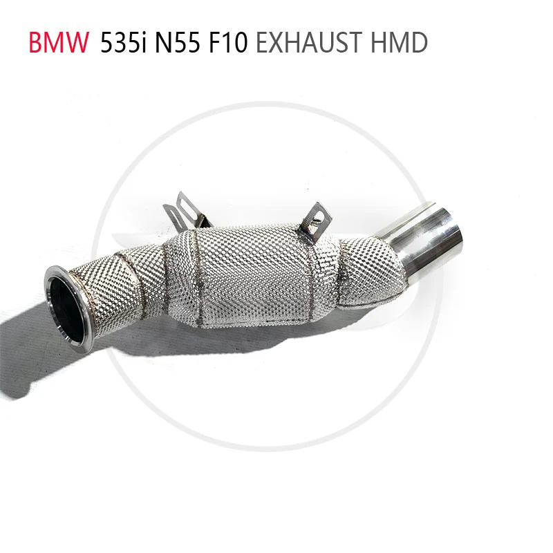 

HMD Car Accessories Exhaust Downpipe High Flow Performance for BMW 535i N55 F10 With Catalytic Converter Manifold Catless